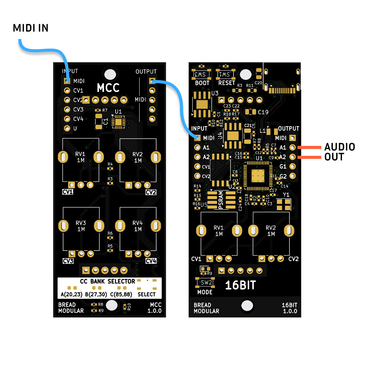 Using MCC with 16bit